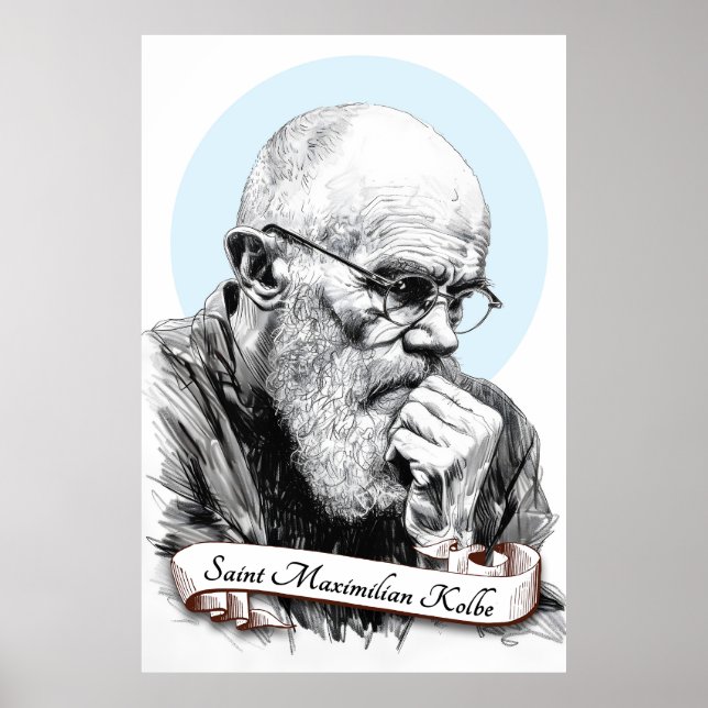 Poster Saint-Maximilien Kolbe (Devant)