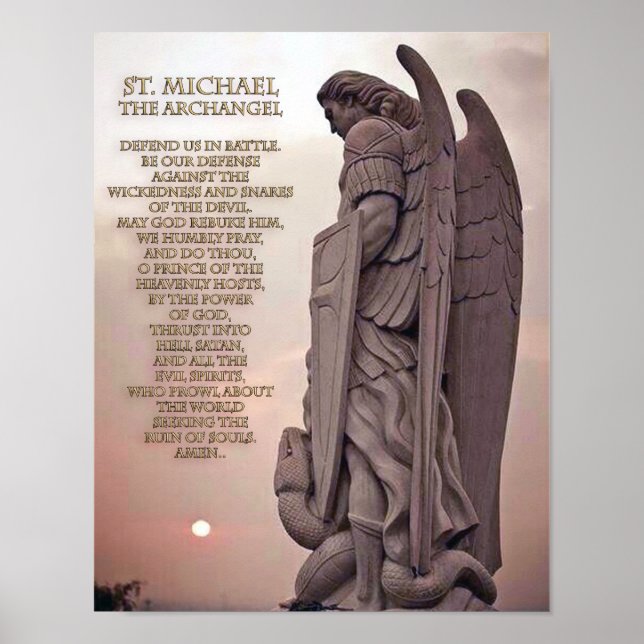 Poster Saint Michel l'Archange, (Devant)