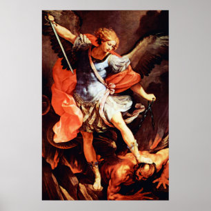 Poster Saint Michel l'Archange Angel Catholique Saint 201