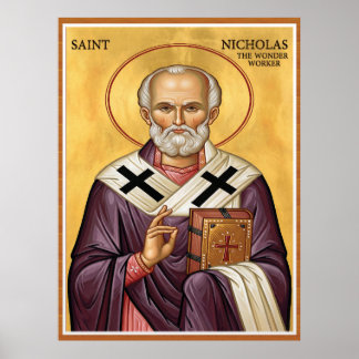 Poster Saint Nicolas le faiseur de miracles en nouvelles 