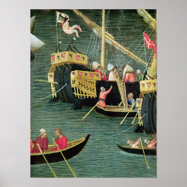 Poster Saint Nicolas sauve Mira de la famine (Devant)