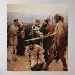 Poster Saint Nicolas sauve trois innocents de la mort