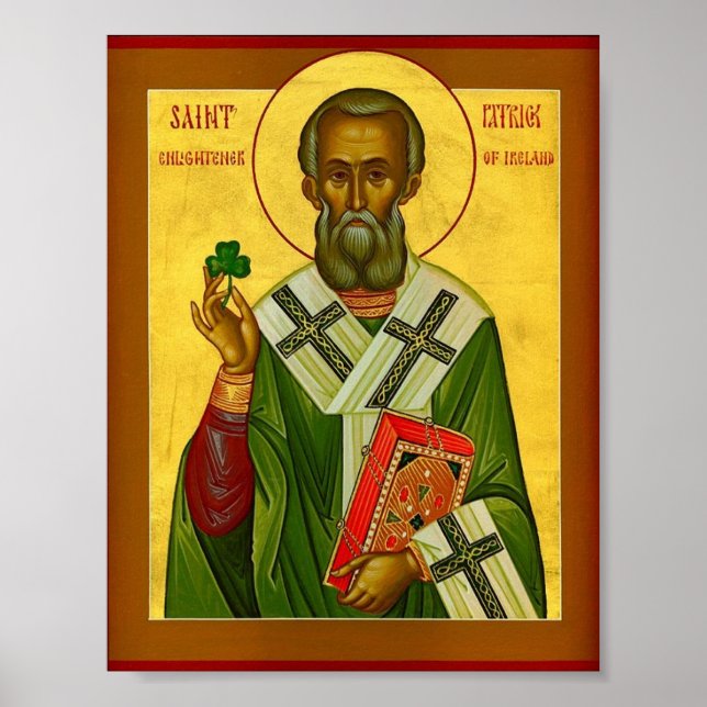 Poster Saint Patrick Enlightener d'Irlande (Devant)