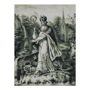 Poster Saint Patrick patron de l'Irlande
