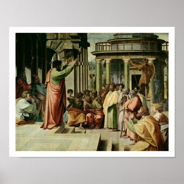 Poster Saint-Paul Preaching at Athens (Devant)