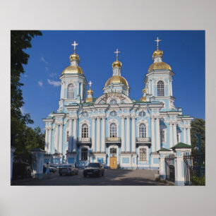 Poster Saint Petersburg, Mariinsky, Nikolsky Cathedral