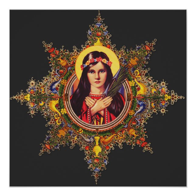 Poster Saint Philomena (Devant)