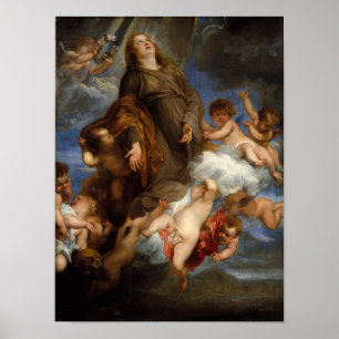 Poster Saint-Rosalie Interceding for the Plague-stricken