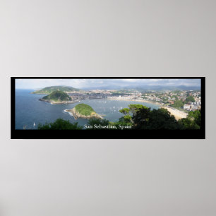 Poster Saint-Sébastien, Espagne