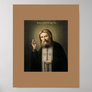 Poster Saint Seraphe de Sarov