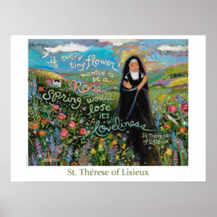 Poster Saint-Thérèse de Lisieux