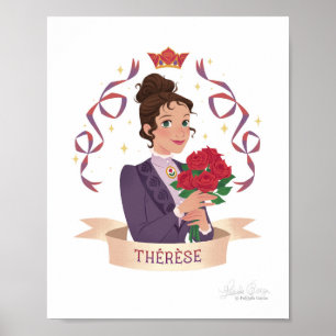 Poster Saint Thérèse de Lisieux Art Imprimer
