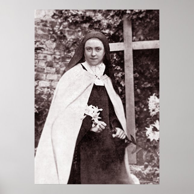 Poster Saint Thérèse de Lisieux, La Petite Fleur (Devant)