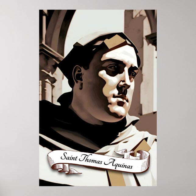 Poster Saint Thomas d'Aquin (Devant)