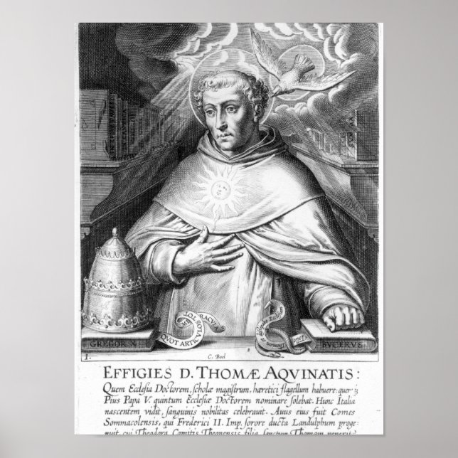 Poster Saint Thomas d'Aquin (Devant)