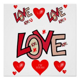 Poster Saint-Valentin