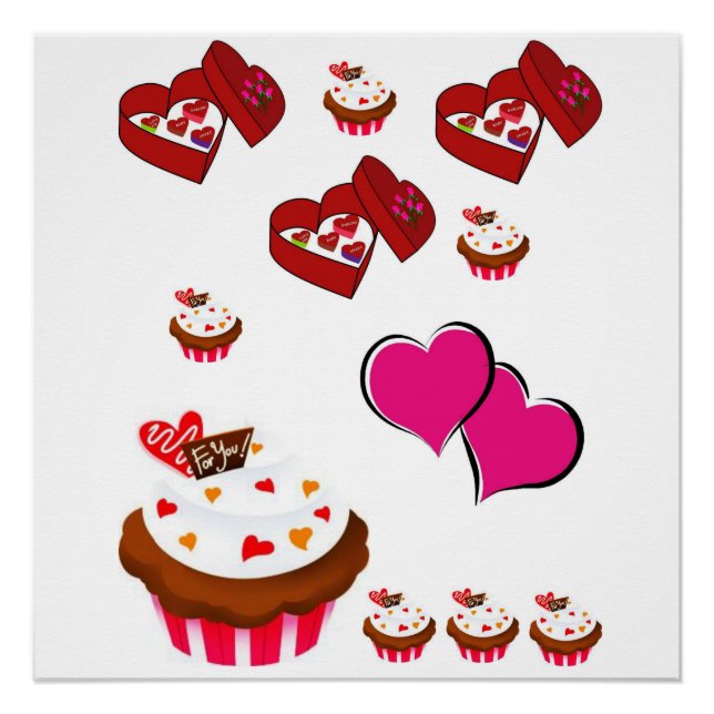 Poster Saint-Valentin (Devant)