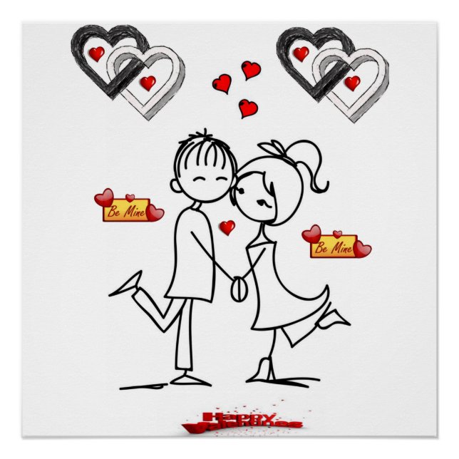 Poster Saint-Valentin (Devant)