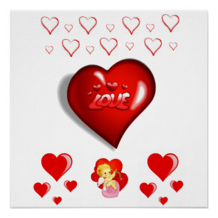 Poster Saint-Valentin