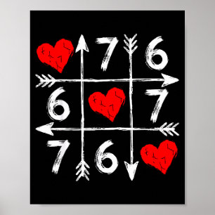 Poster Saint-Valentin 67 Six Sept Mème Amour 6 7 Cœur