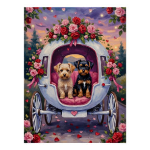 Poster Saint-Valentin Affenpinscher