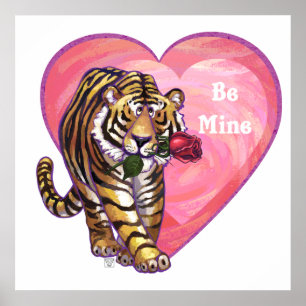 Poster Saint Valentin de Tigre