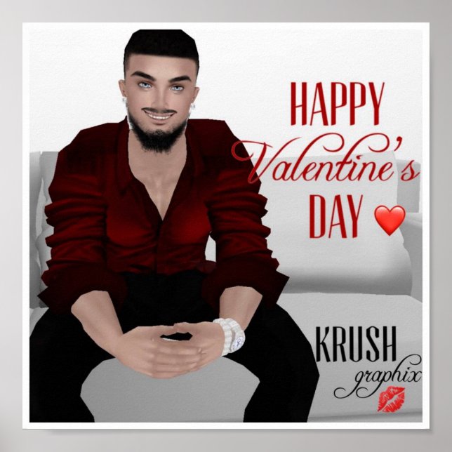 Poster Saint Valentin Nicoli 3 (Devant)