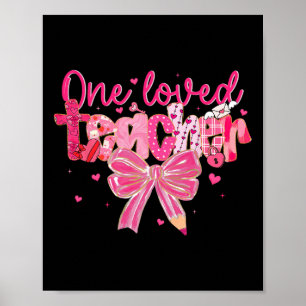 Poster Saint-Valentin Rétro Professeur Qu'on A Aimé Profe