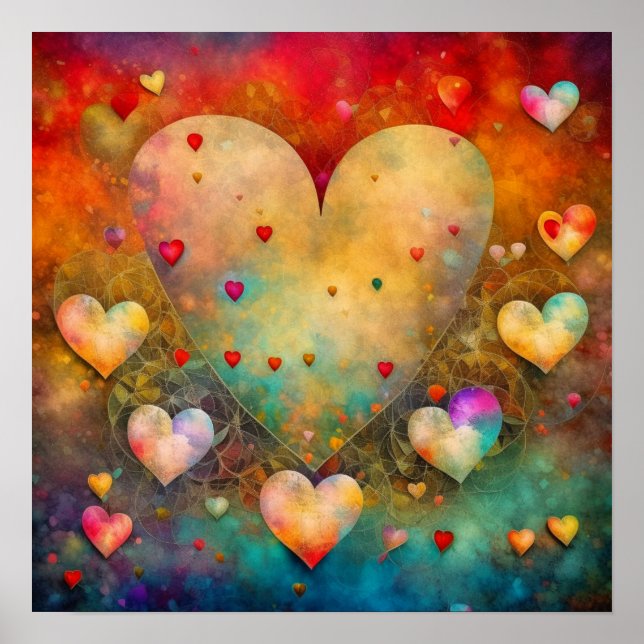 Poster Saint Valentin Romantique Keepsaké (Devant)