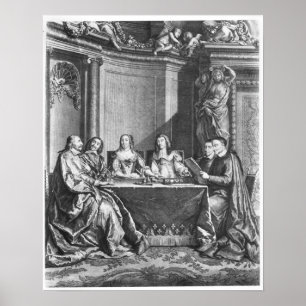 Poster Saint Vincent de Paul et le cardinal Jules Mazarin