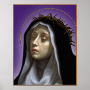 Poster Sainte-Catherine de Sienne
