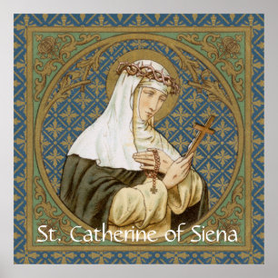 Poster Sainte-Catherine de Sienne (BK 19)