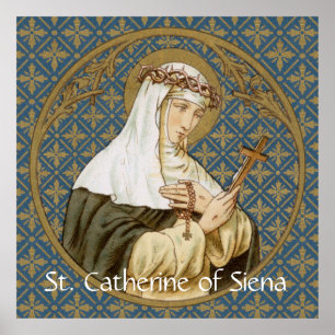Poster Sainte-Catherine de Sienne (BK 19)