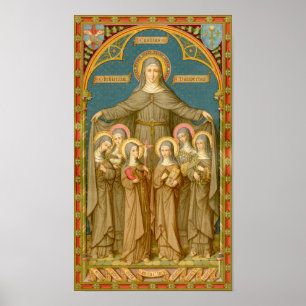 Poster Sainte Claire d'Assise et des Soeurs (SAU 27)