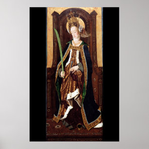Poster SAINTE ENGRATIA Santa Engracia De Zaragoza