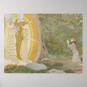 Poster Sainte Jeanne d'Arc par Louis-Maurice Boutet de Mo