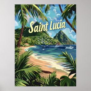 Poster Sainte-Lucie