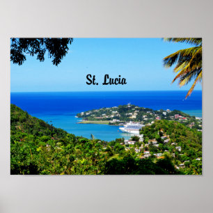 Poster Sainte-Lucie
