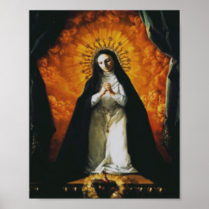 Poster Sainte Margaret Mary Alacoque