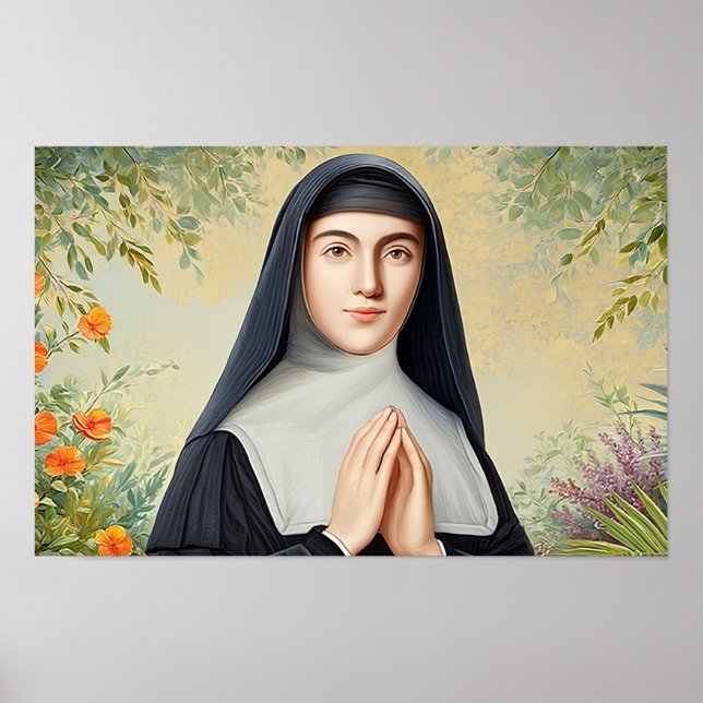 Poster Sainte Marguerite en prière (Devant)