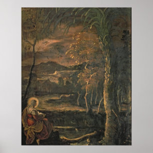 Poster Sainte Marie d'Egypte dans le désert
