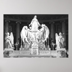 Poster Sainte-Marie-Madeleine Paris Les sculptures de la 
