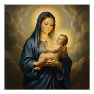 Poster Sainte Mère de Dieu – Amour Divin & Protection´2