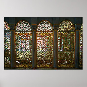 Poster Sainte Sophie. Fragment de l'intérieur. Design.