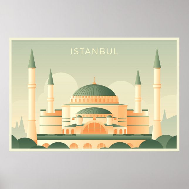 Poster Sainte-Sophie Turquie (Devant)