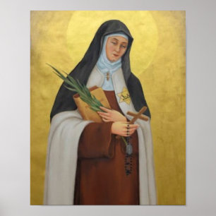 Poster Sainte Thérèse Benedicta de la Croix Carmélite