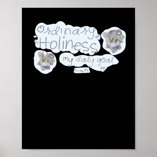 Poster Sainteté ordinaire (Devant)