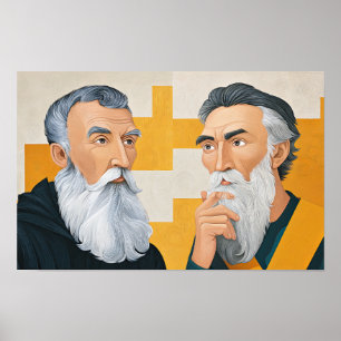 Poster Saints Cyrille et Méthode : Apôtres des Slaves