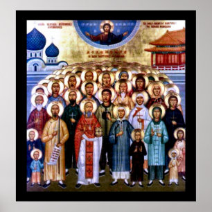 Poster Saints et Jésus d'Asie