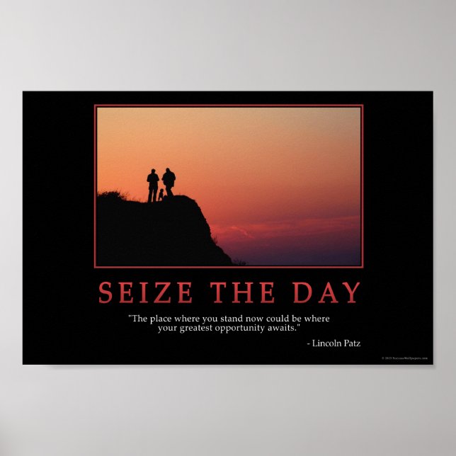 Poster Saisir L'Affiche Du Jour (Devant)